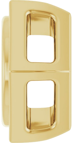 Pakabukas „Bezel-Set“ 14k yellow gold Oval 7mm x 5mm (3)