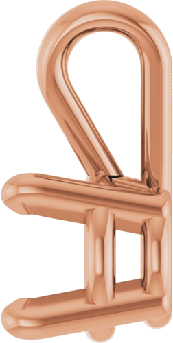 Pakabukas „Round 4-Prong Basket“ 14k rose gold Round 5.2mm (3)