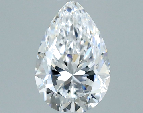 0.53 carat D-VVS1 Natūralus Pear Deimantas (1)