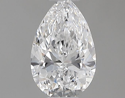 0.3 carat D-VS2 Natūralus Pear Deimantas (1)