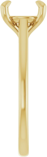 Sužadėtuvių Žiedas „Solitaire“ 585 Geltonojo Aukso Round 8.2mm (4)