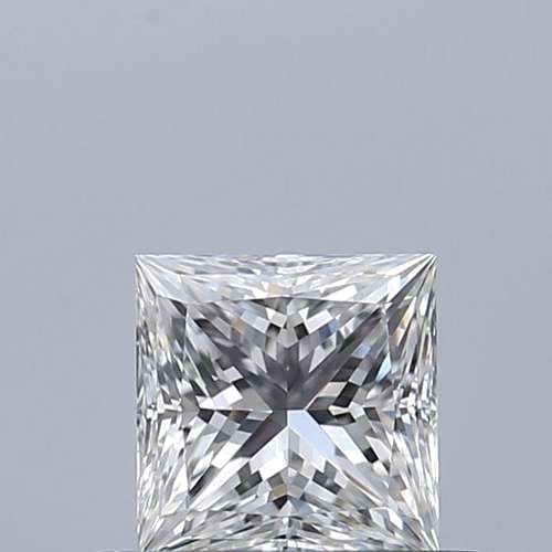 0.5 carat F-VVS1 Natūralus Princess Deimantas (1)