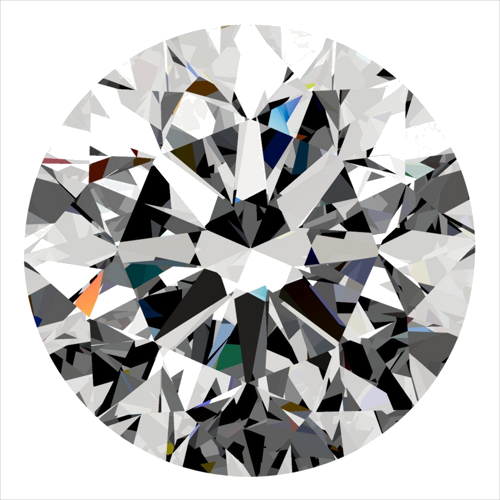 0.3 carat D-SI1 Very Good cut Natūralus Round Deimantas (1)