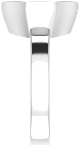 Sužadėtuvių Žiedas „Solitaire“ 585 Baltojo Aukso Oval 11mm x 9mm (4)