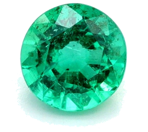 0.29 carat GREEN Round Smaragdas (1)