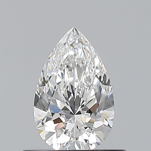 0.51 carat E-VVS1 Natūralus Pear Deimantas (1)