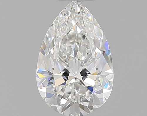 0.52 carat F-VVS1 Natūralus Pear Deimantas (1)