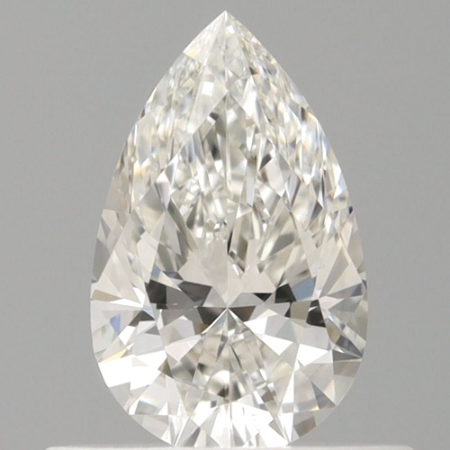 0.51 carat H-SI1 Natūralus Pear Deimantas (1)