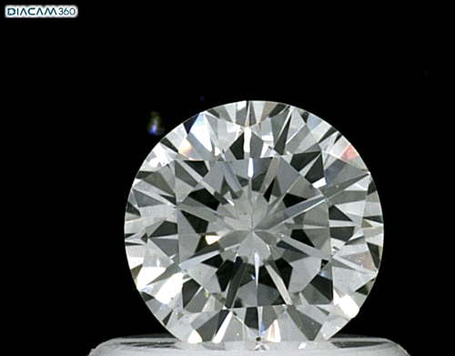 0.57 carat I-VS2 Very Good cut Natūralus Round Deimantas (1)