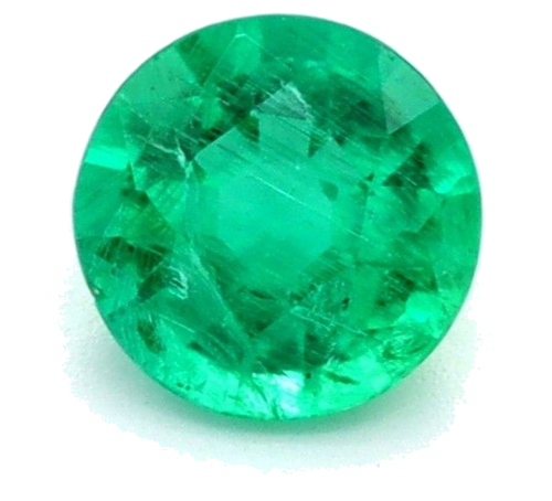 0.29 carat GREEN Round Smaragdas (1)