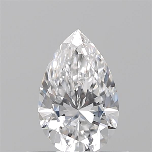 0.5 carat D-VVS2 Natūralus Pear Deimantas (1)
