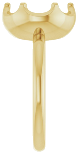 Sužadėtuvių Žiedas „Solitaire“ 14k yellow gold Round 10mm (4)
