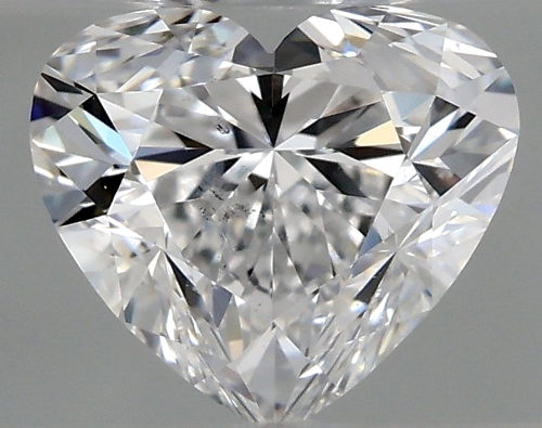 0.7 carat D-SI2 Natūralus Heart Deimantas (1)