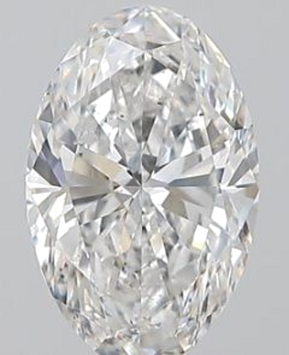 1.5 carat D-SI2 Natūralus Oval Deimantas (1)