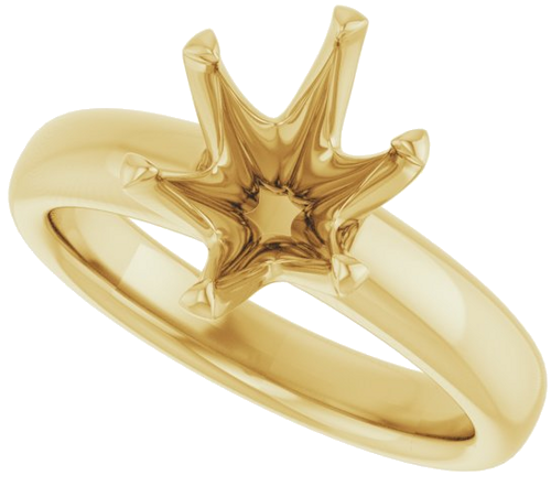 Sužadėtuvių Žiedas „Solstice Solitaire®“ 14k yellow gold Oval 10mm x 8mm (5)