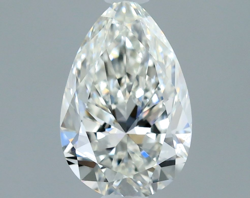 0.5 carat H-VVS2 Natūralus Pear Deimantas (1)