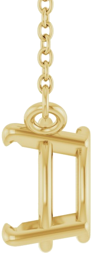 Pakabukas „Oval 4-Prong“ 14k yellow gold Oval 8mm x 6mm (3)