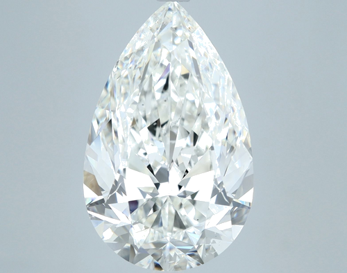 7.02 carat I-SI1 Natūralus Pear Deimantas (1)