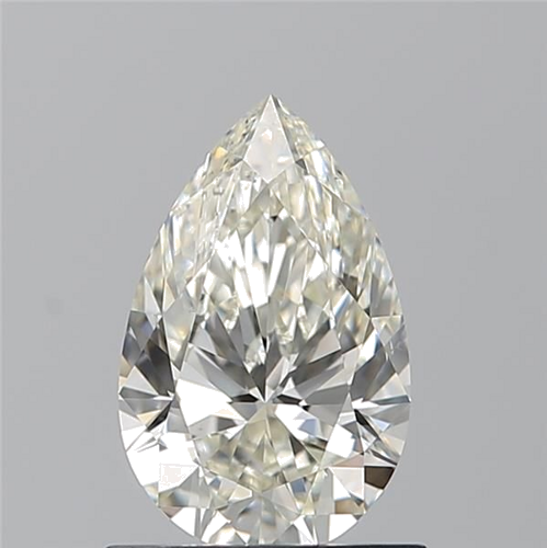 0.91 carat K-VS2 Natūralus Pear Deimantas (1)