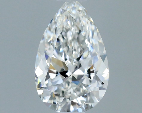 0.4 carat F-VS1 Natūralus Pear Deimantas (1)