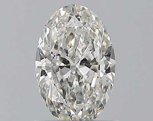 0.75 carat H-SI2 Natūralus Oval Deimantas (1)