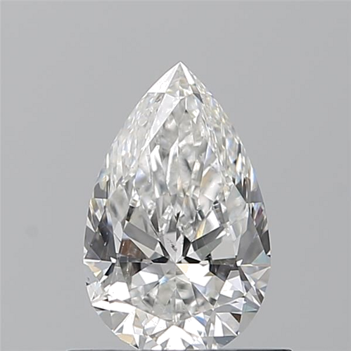 0.7 carat F-SI2 Natūralus Pear Deimantas (1)