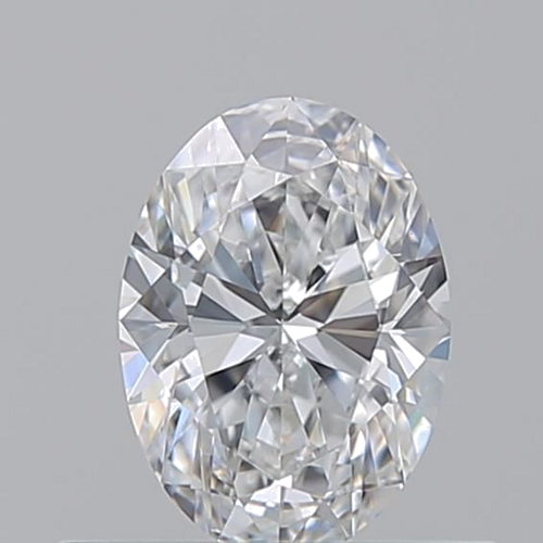 0.51 carat D-VVS1 Natūralus Oval Deimantas (1)