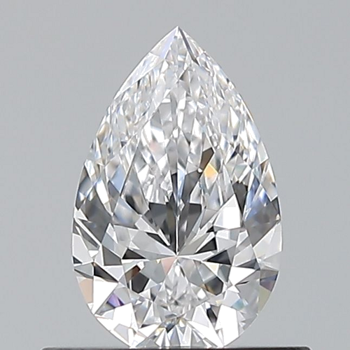 0.52 carat D-VVS2 Natūralus Pear Deimantas (1)
