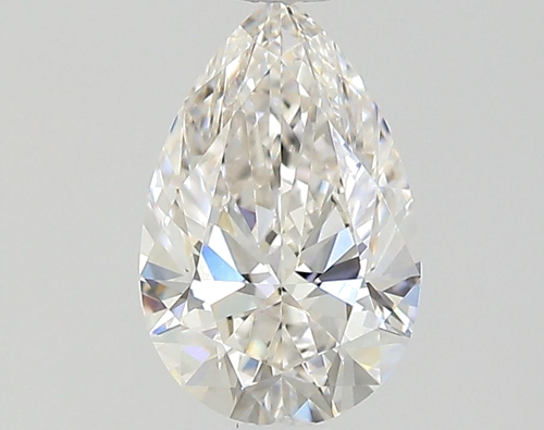 0.48 carat F-VVS2 Natūralus Pear Deimantas (1)