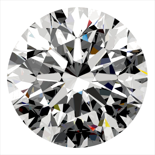 0.3 carat G-VVS1 Very Good cut Natūralus Round Deimantas (1)
