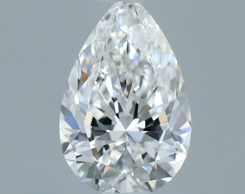 0.3 carat E-VS1 Natūralus Pear Deimantas (1)