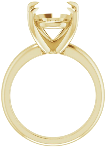 Sužadėtuvių Žiedas „Claw-Prong Solitaire“ 14k yellow gold Oval 15mm x 11mm (2)