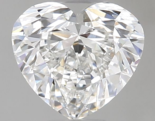 0.5 carat F-VVS1 Natūralus Heart Deimantas (1)
