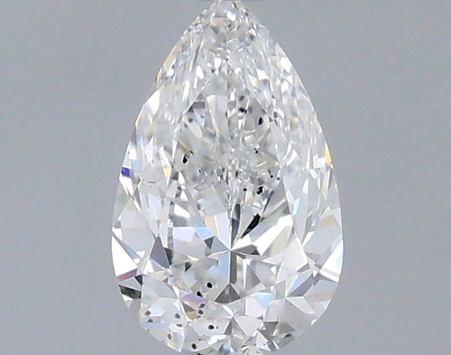 0.5 carat E-SI2 Natūralus Pear Deimantas (1)