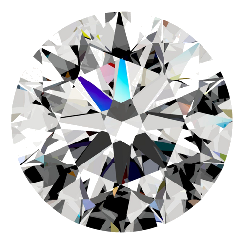 0.32 carat E-VS1 Excellent cut Natūralus Round Deimantas (1)