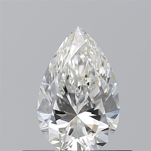 0.5 carat H-VVS2 Natūralus Pear Deimantas (1)