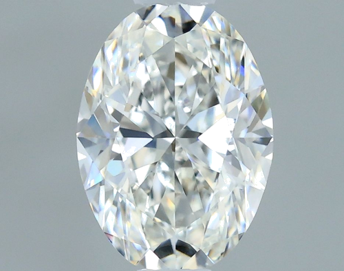 0.5 carat G-VVS2 Natūralus Oval Deimantas (1)