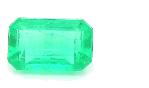 0.37 carat GREEN STEP cut Octagonal Smaragdas (1)