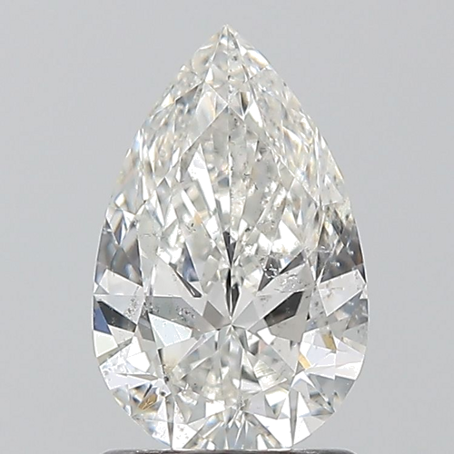 1.2 carat G-SI2 Natūralus Pear Deimantas (1)