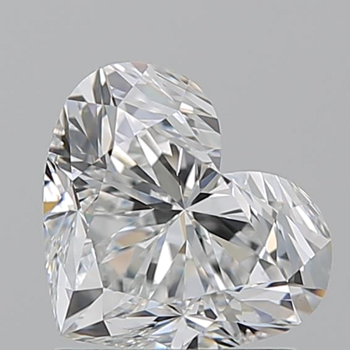 1.5 carat F-VS1 Natūralus Heart Deimantas (1)