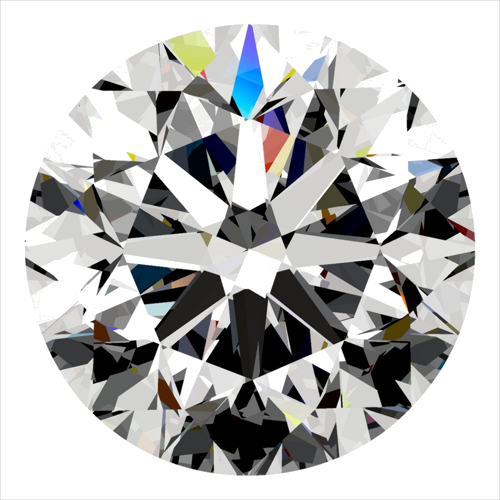 0.3 carat G-VVS1 Very Good cut Natūralus Round Deimantas (1)