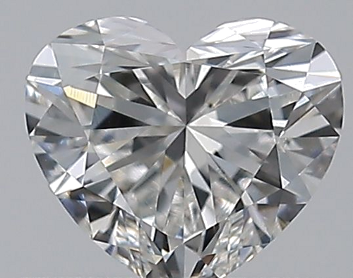 0.42 carat F-VVS1 Natūralus Heart Deimantas (1)