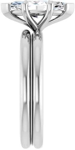 Sužadėtuvių Žiedas „Claw-Prong Solitaire“ 14k white gold Marquise 11mm x 5.5mm (9)