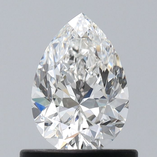 0.7 carat F-VVS2 Natūralus Pear Deimantas (1)