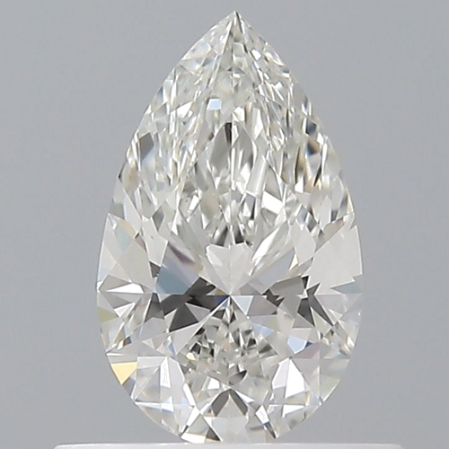 0.5 carat H-VVS2 Natūralus Pear Deimantas (1)