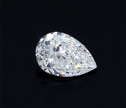 1.0 carat E-SI2 Natūralus Pear Deimantas (1)
