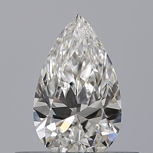 0.33 carat E-IF Natūralus Pear Deimantas (1)