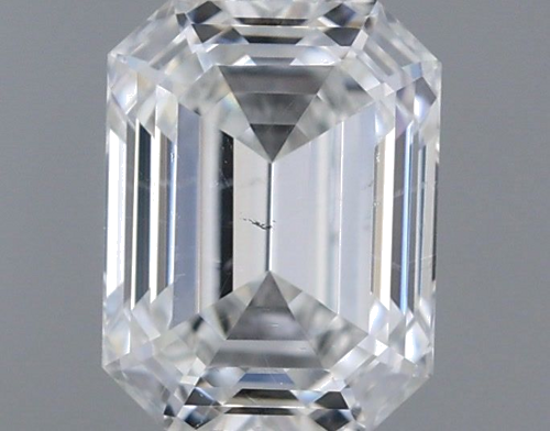0.42 carat F-SI2 Natūralus Emerald Deimantas (1)