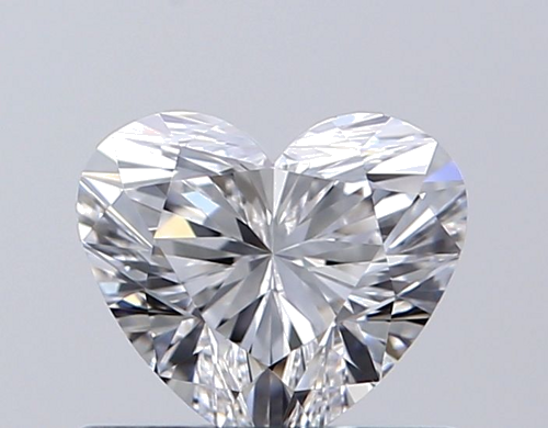 0.5 carat F-VVS2 Natūralus Heart Deimantas (1)