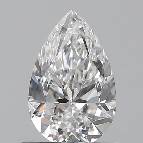 0.6 carat D-VS1 Natūralus Pear Deimantas (1)